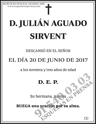 Julián Aguado Sirvent